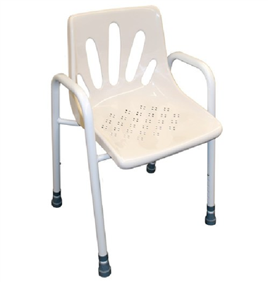 KCare Shower Chair Aluminium with Moulded Seat 480mm
