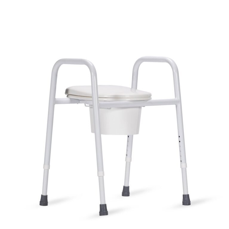 KCare Over Toilet Frame Seat with Splash Guard