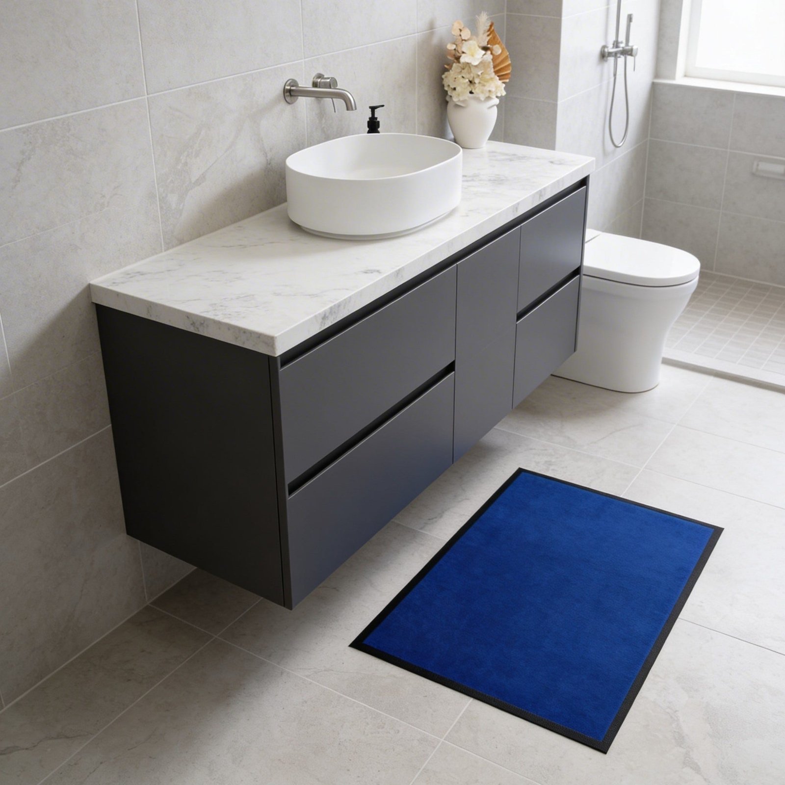 Staydry Floor Mat Royal Blue 60cm