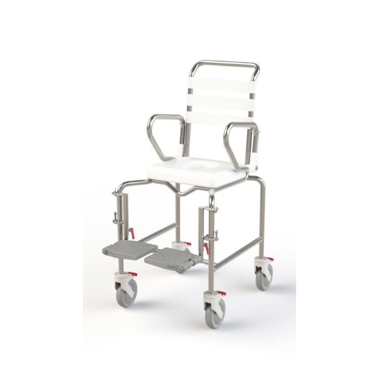 PAEDIATRIC SHOWER COMMODE, ATT PROP, SWING FR