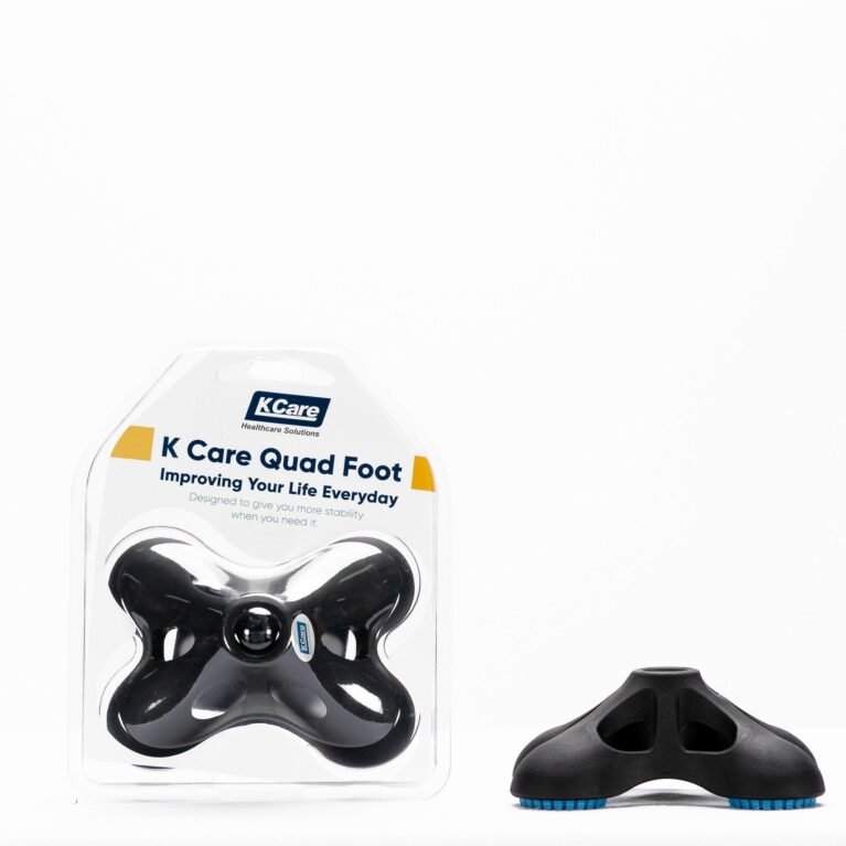 KCare Quad Foot suit 19mm Walking Cane