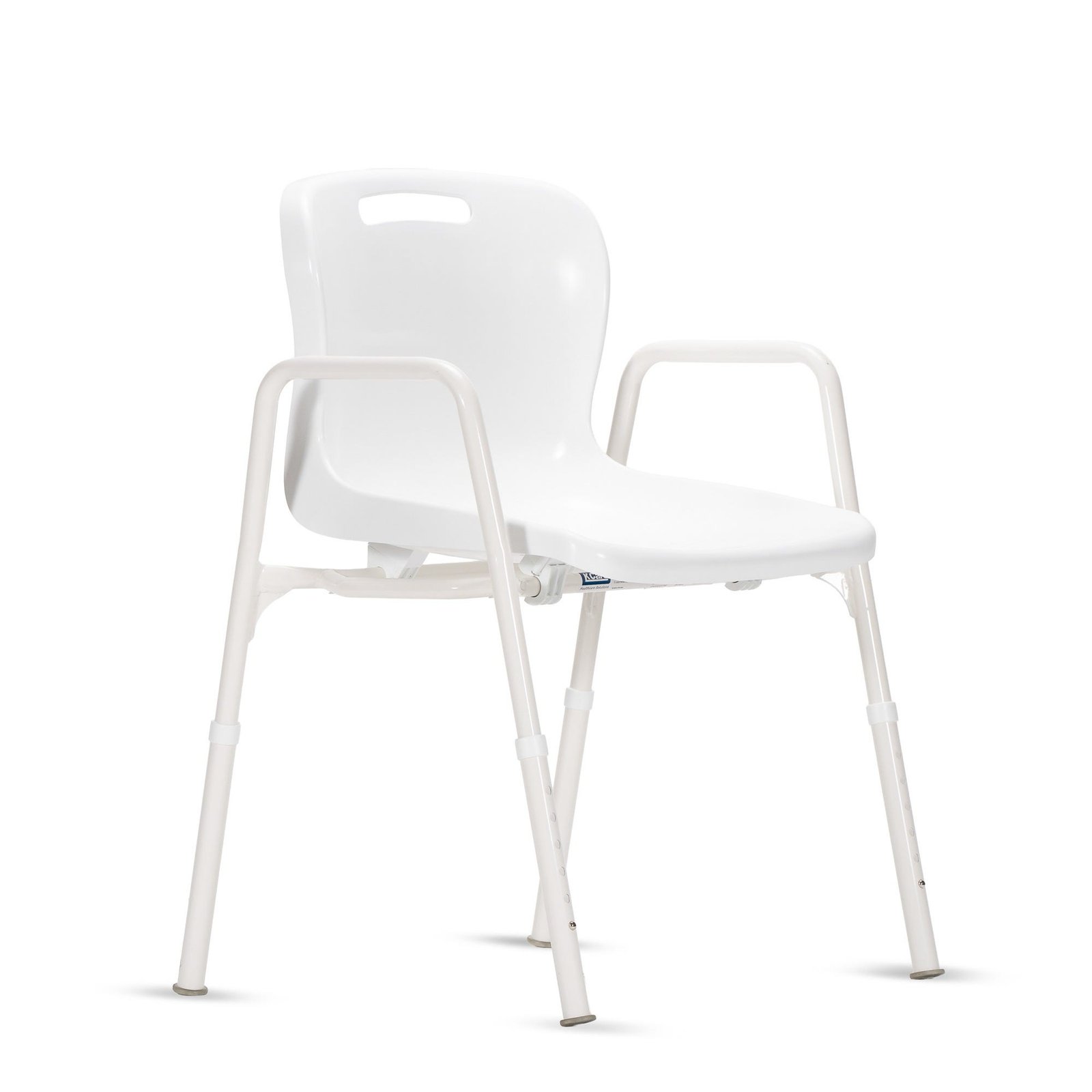 KCare Shower Chair with Arms and Clip On Plastic Seat - 500mm