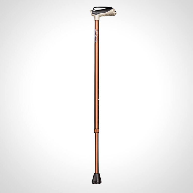 KCare T Handle Cane - Anodised Brown