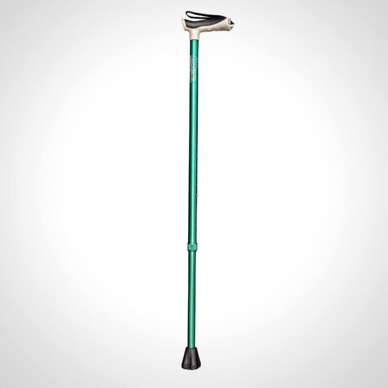 KCare T Handle Cane - Anodised Green