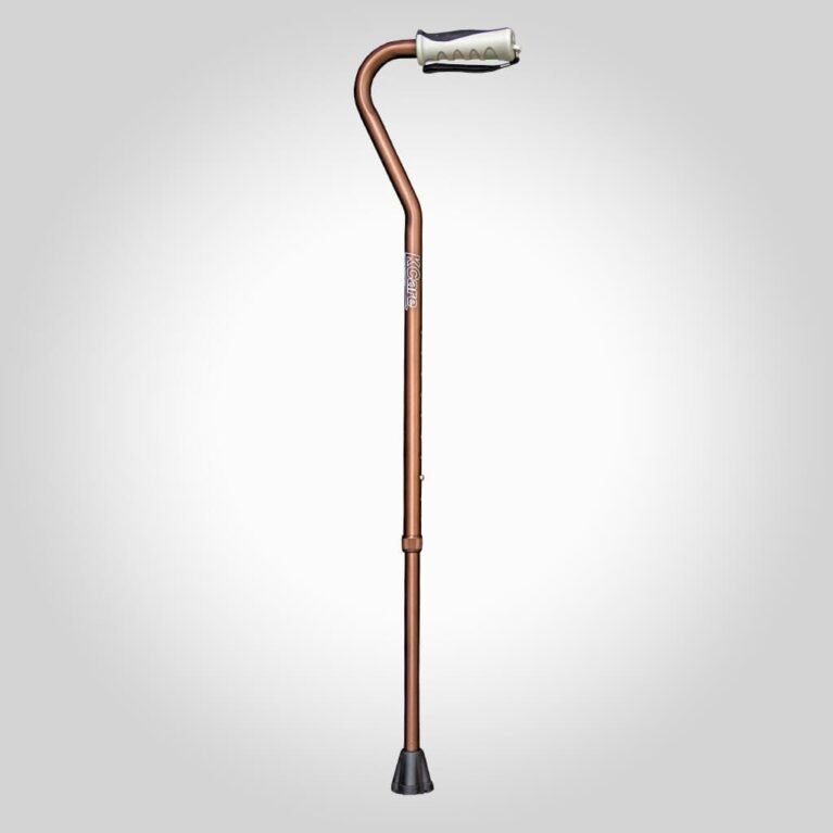 KCare Swan Neck Cane - Anodised Brown