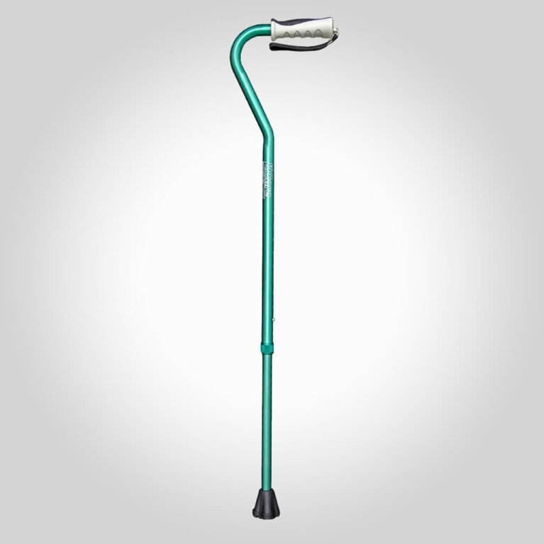 KCare Swan Neck Cane - Anodised Green