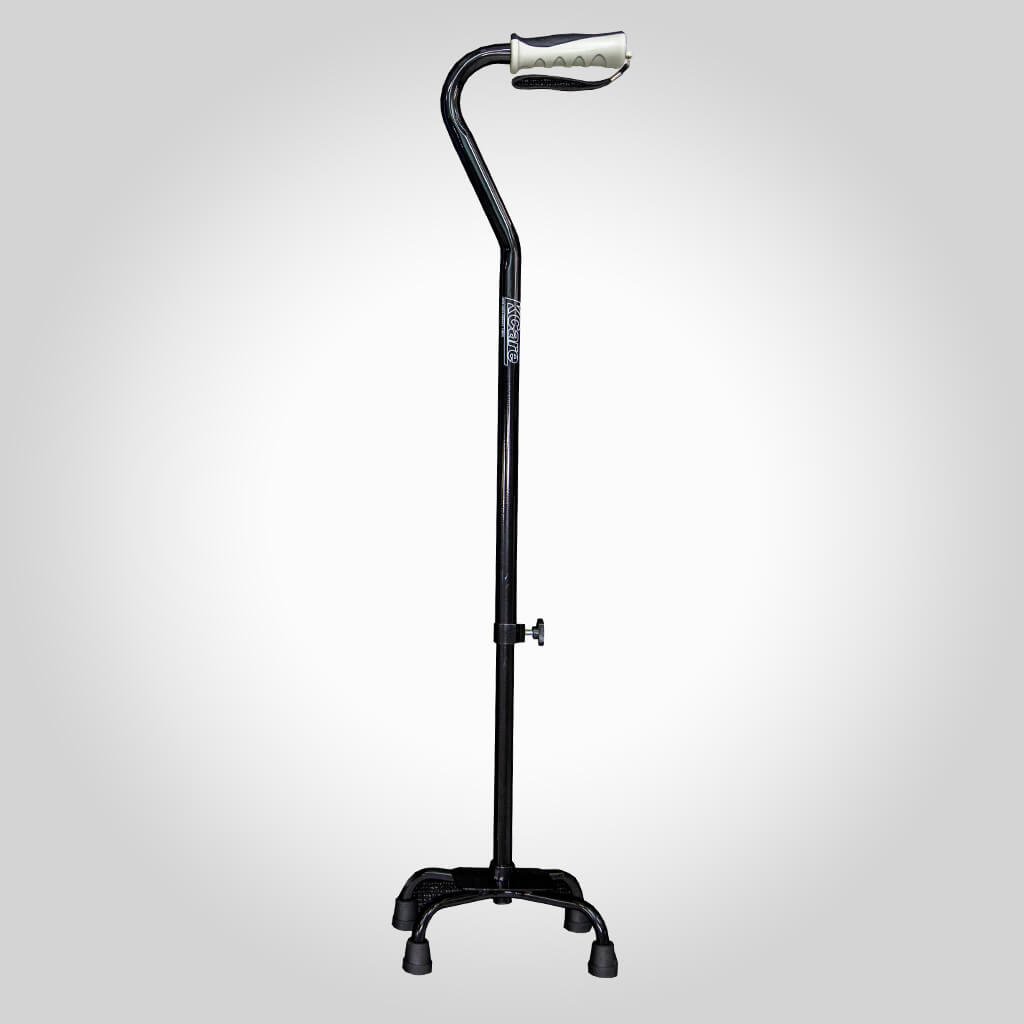 KCare Quad Cane - Anodised Black