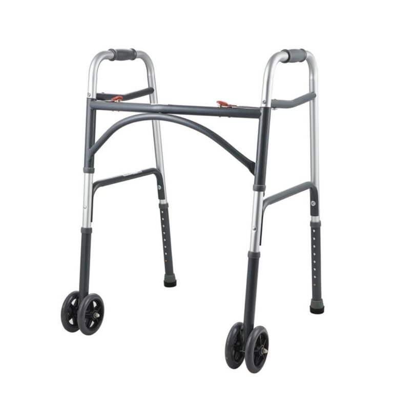 KCare Bariatric Aluminium Pick up Frame with Wheels and Glides