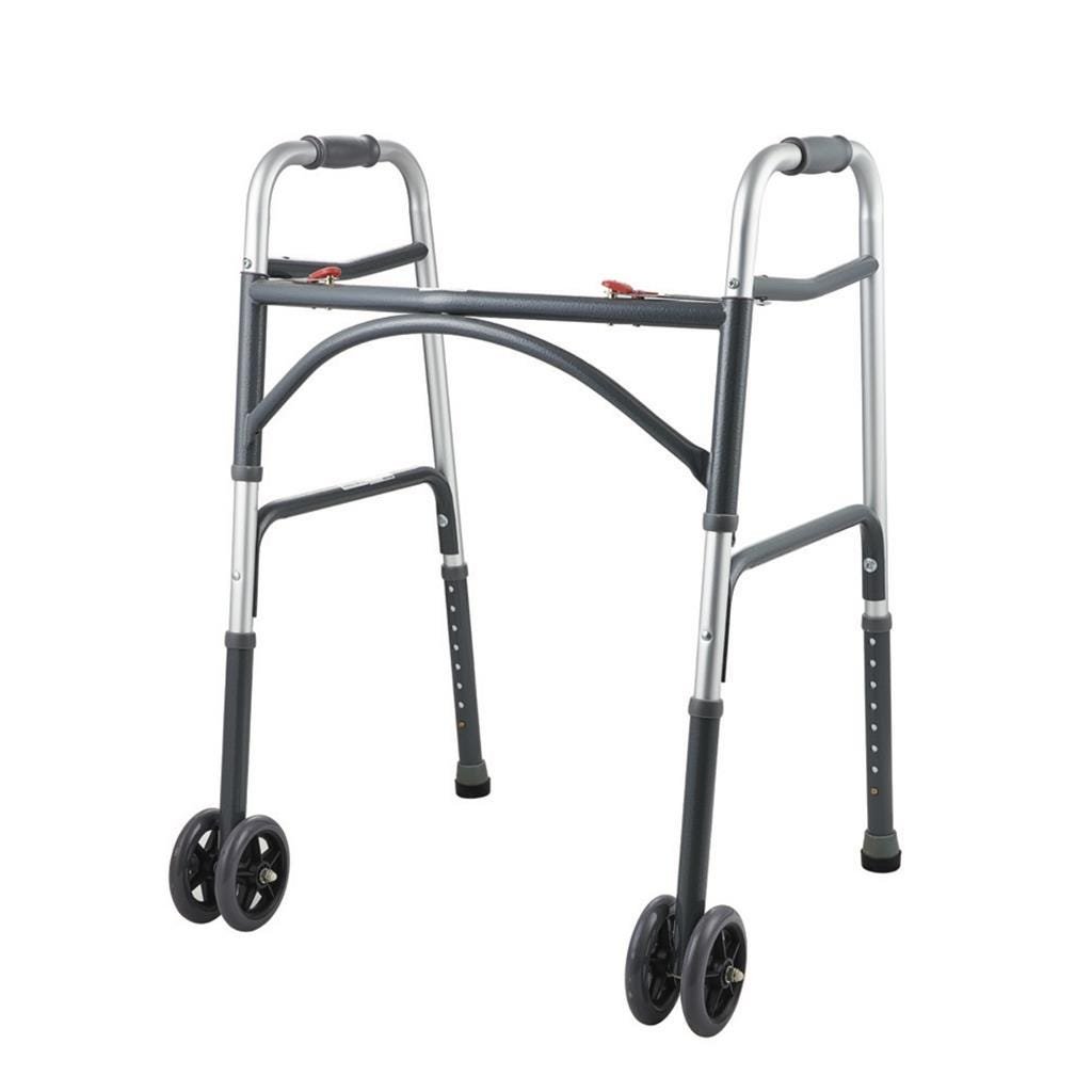 KCare Bariatric Aluminium Pick up Frame with Wheels and Glides