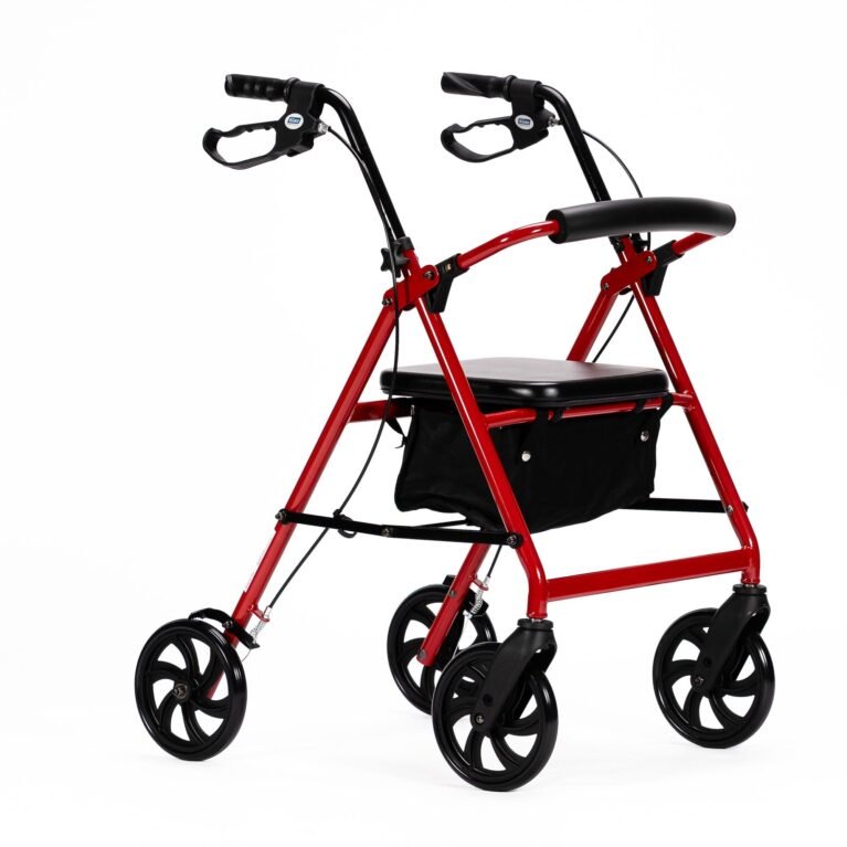 Budget Alum Seat Walker - Red