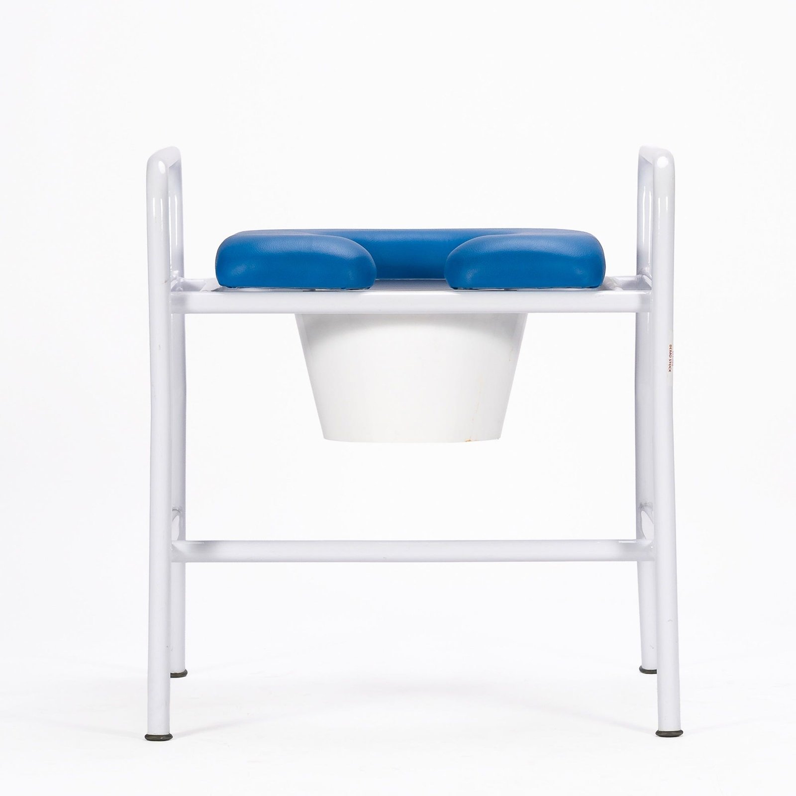 KCare Maxi Over Toilet Frame White with Blue Padded Seat - Image 2