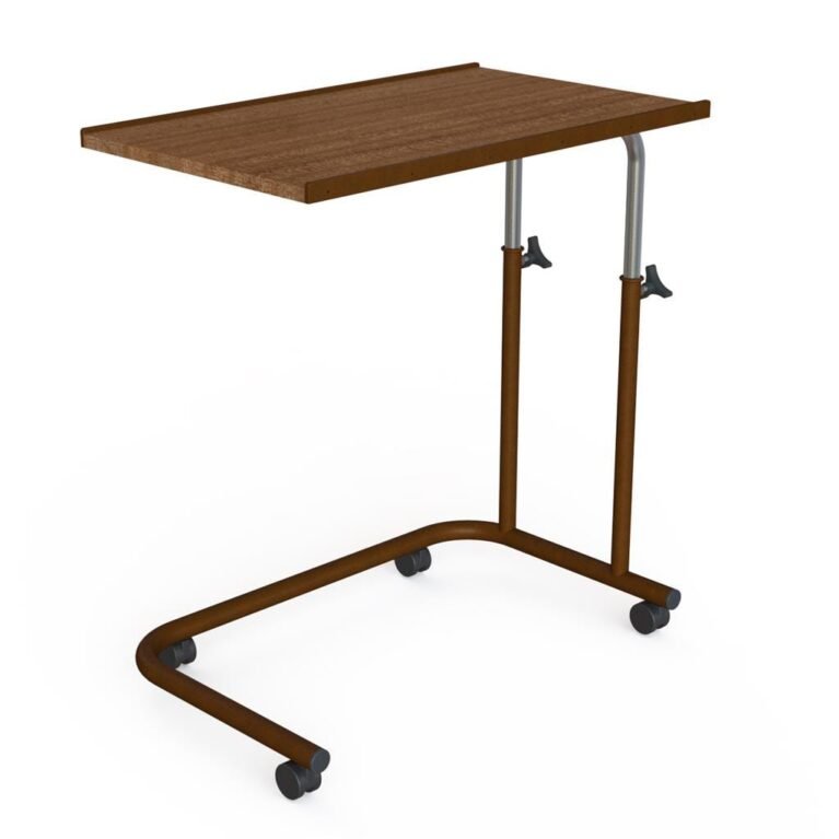 Over Bed/Chair Table, Wood Grain / Brown