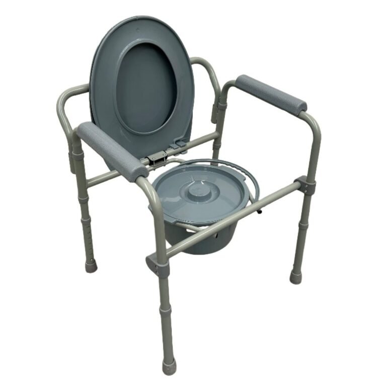 KCare Over Toilet Frame, Folding With Clip-On Seat