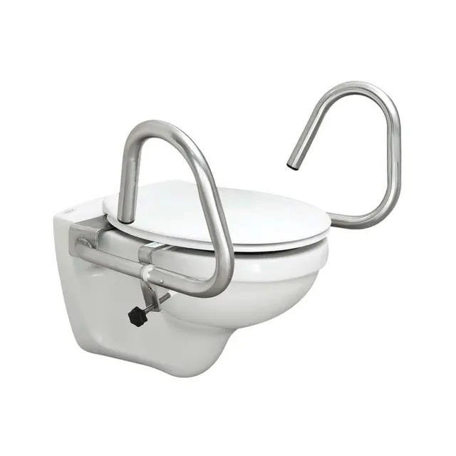 Throne 3 In 1 Rail Polished Stainless Steel