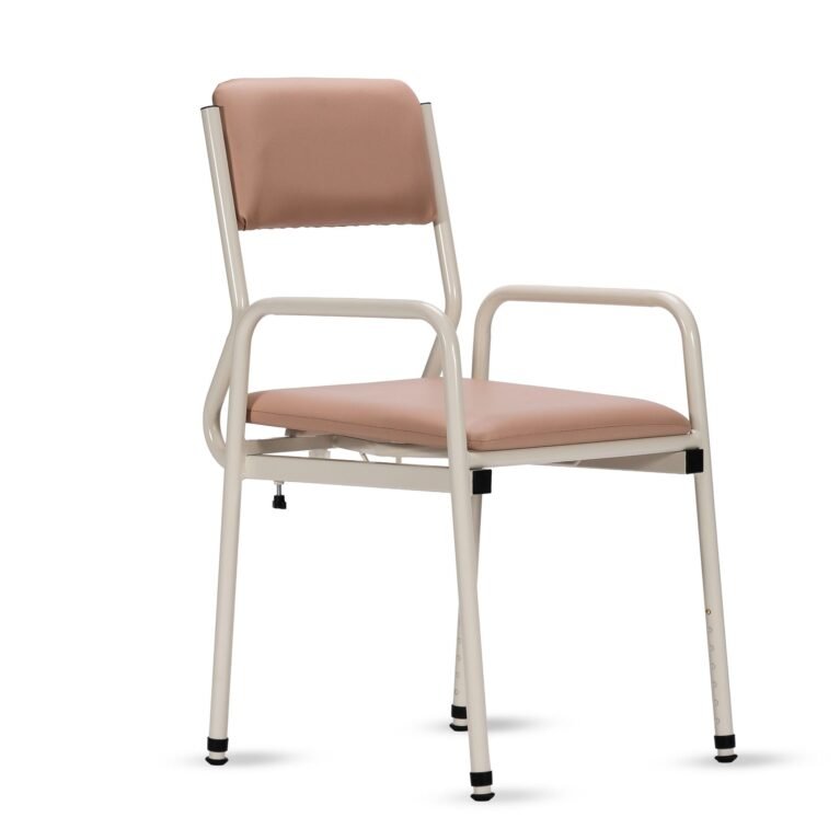 Eco Bedside Commode Fawn-Removable Seat Depth Adj