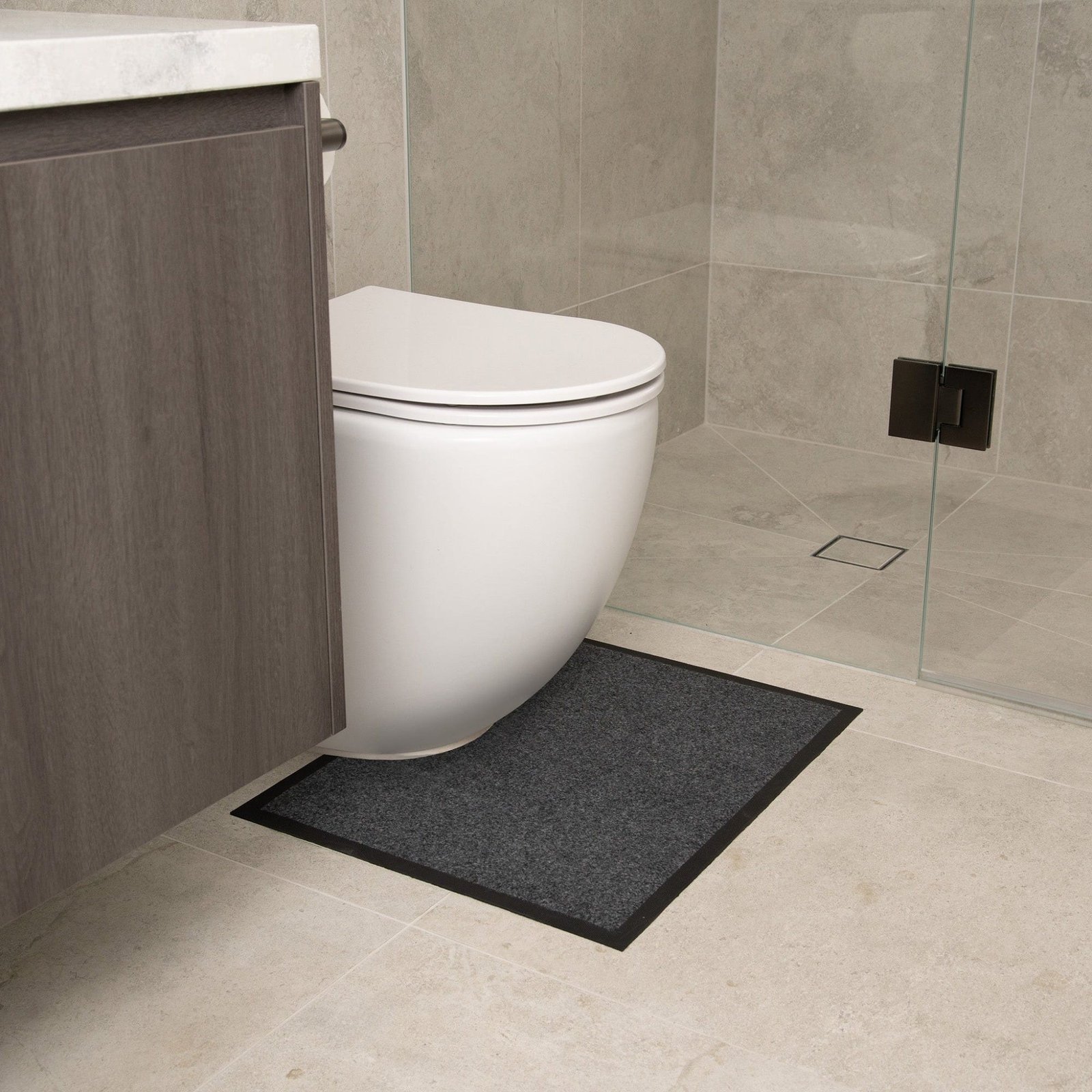 Staydry Toilet Mat - Charcoal